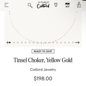 Catbird Tinsel Choker Necklace